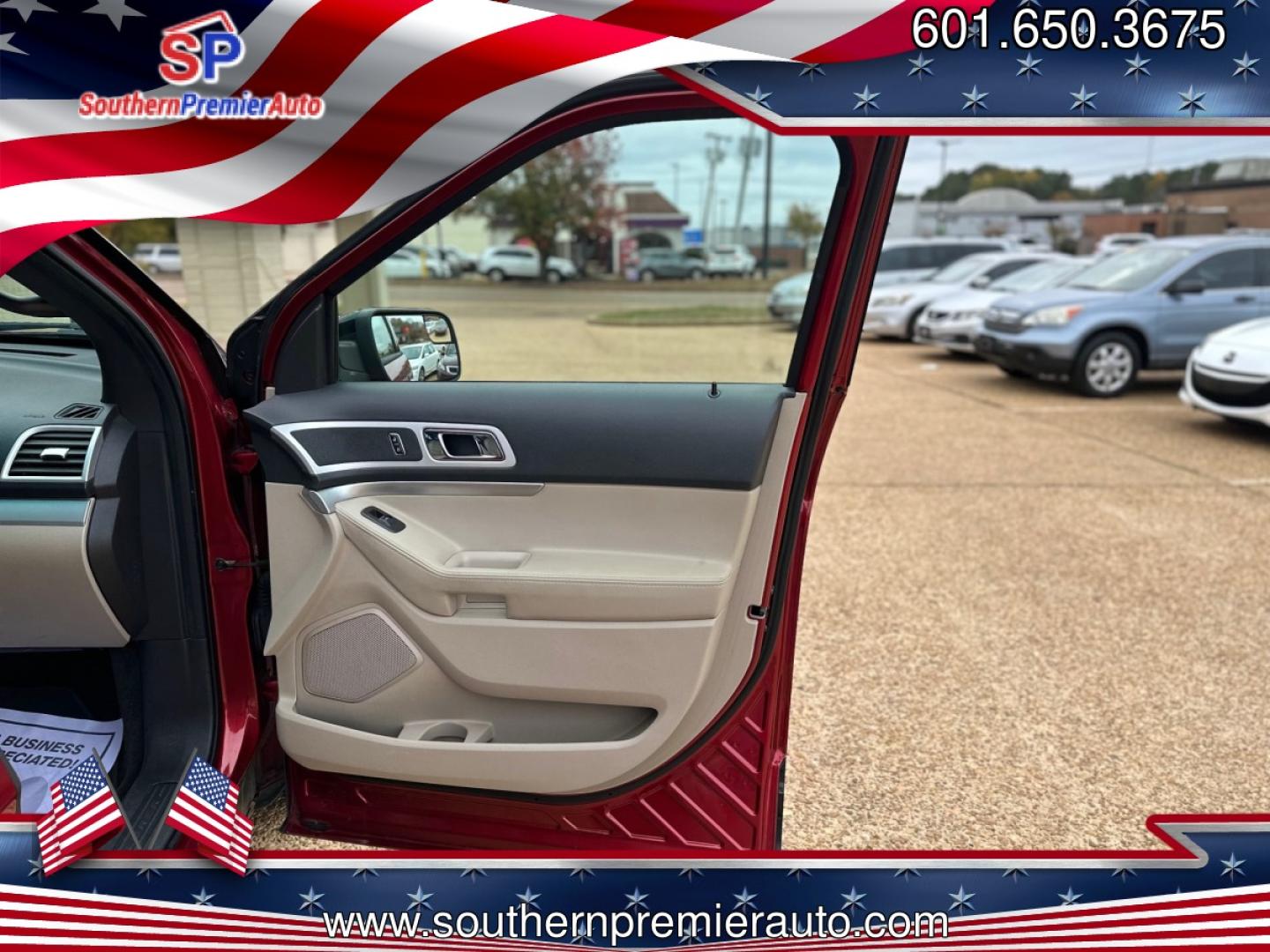 2015 RED FORD EXPLORER XLT (1FM5K7D84FG) , located at 922 W. Beacon St., Philadelphia, MS, 39350, (601) 650-3675, 32.770447, -89.127151 - Photo#11